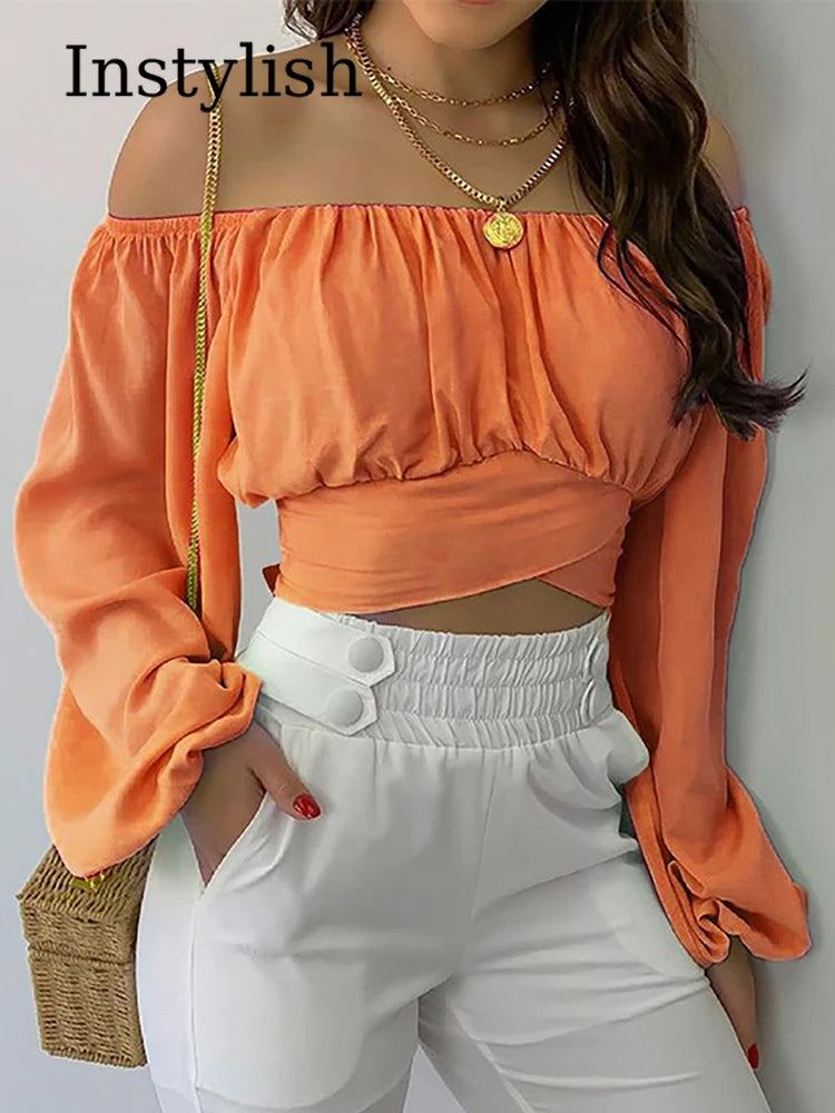 Blusa Off Shoulder Chic - Transforme Seu Look