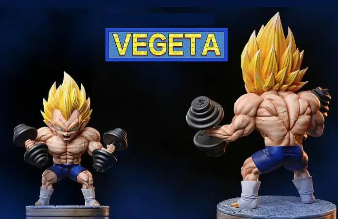 Dragon Ball Vegeta Musculação/Bodybuilding -  17cm