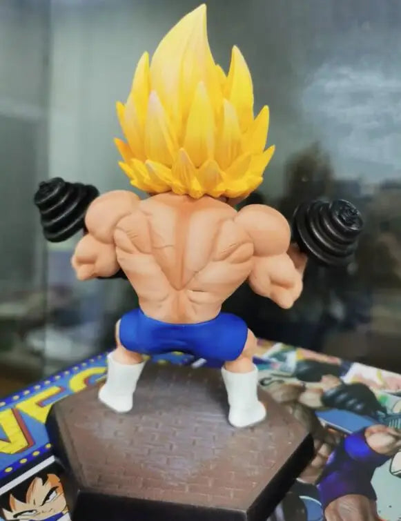 Dragon Ball Vegeta Musculação/Bodybuilding -  17cm