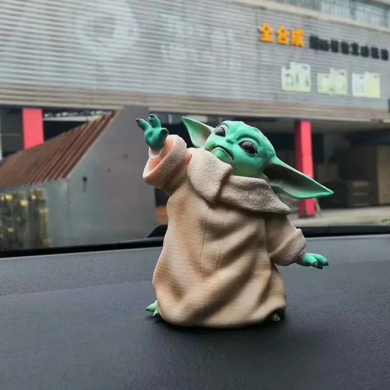 Brinquedos Estátua Baby Yoda - Star War- 8cm