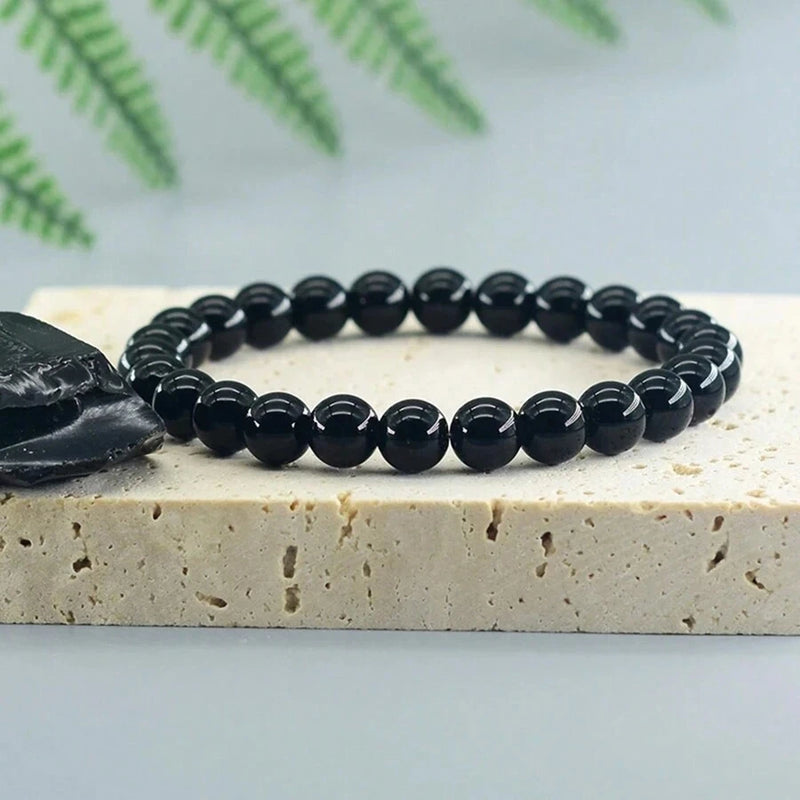 Pulseira de Ônix Natural – Conexão e Estilo para Homens