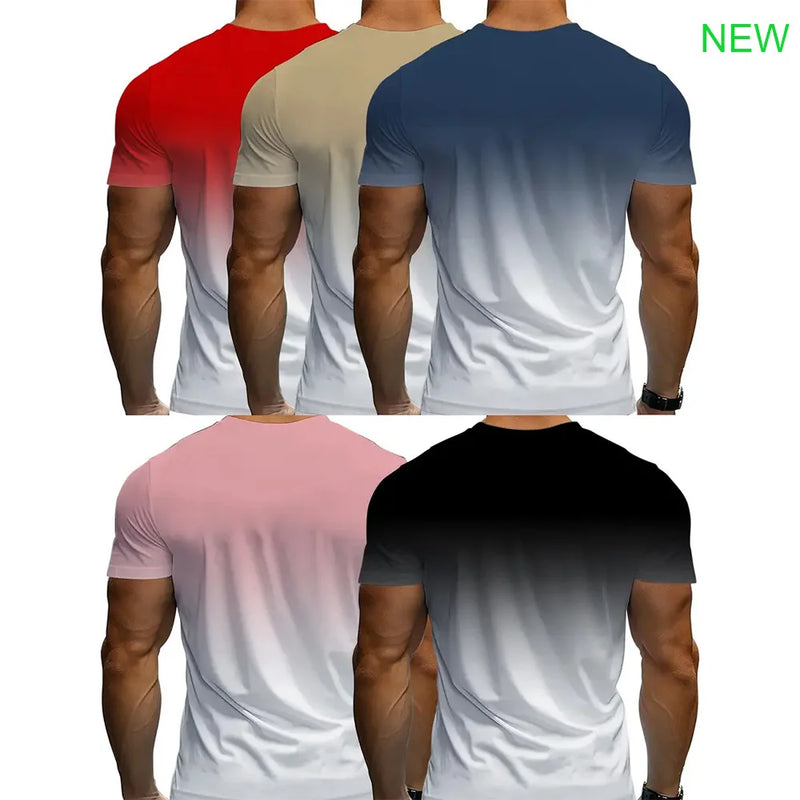 T-Shirts Esportivas Masculinas com Impressão 3D