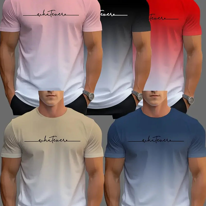 T-Shirts Esportivas Masculinas com Impressão 3D